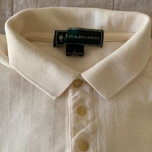 Parker Cream Polo Shirt for Men